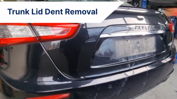 Car Trunk Lid Dent Removal
